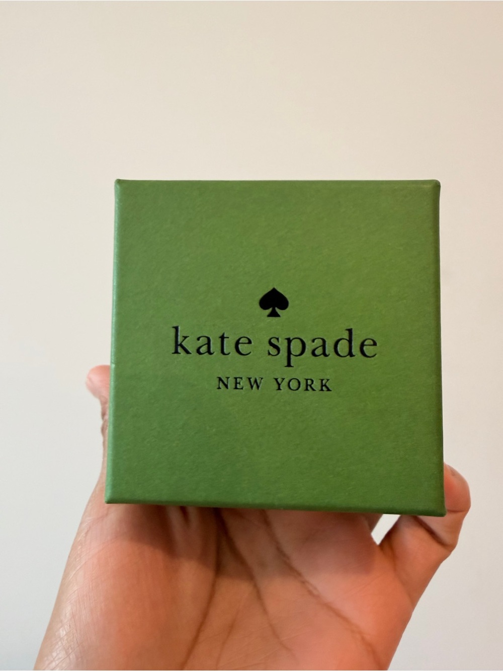 kate spade Green Branded Gift Box with Price Label